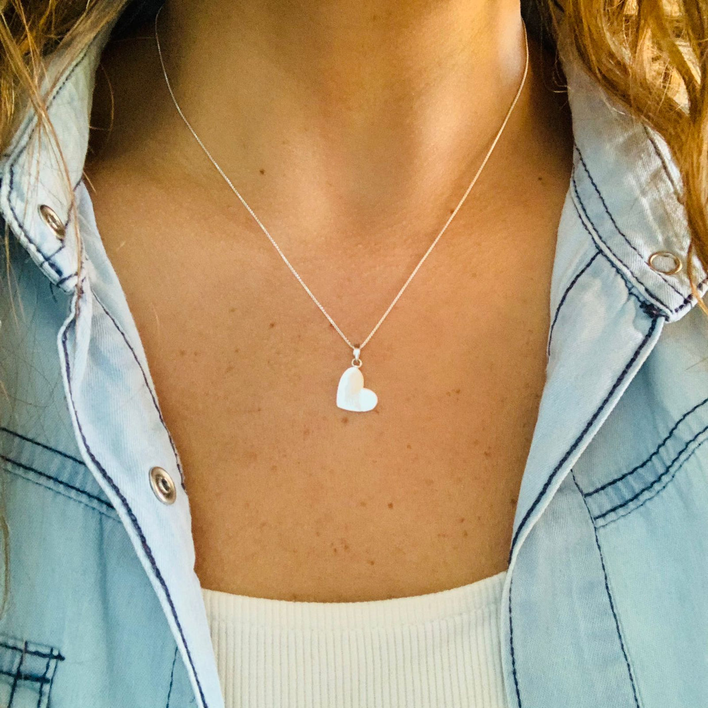 Collar Corazón liso