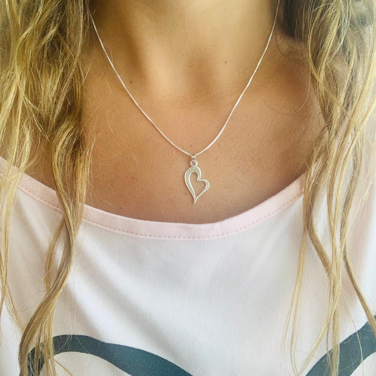 Collar Corazón Irregular