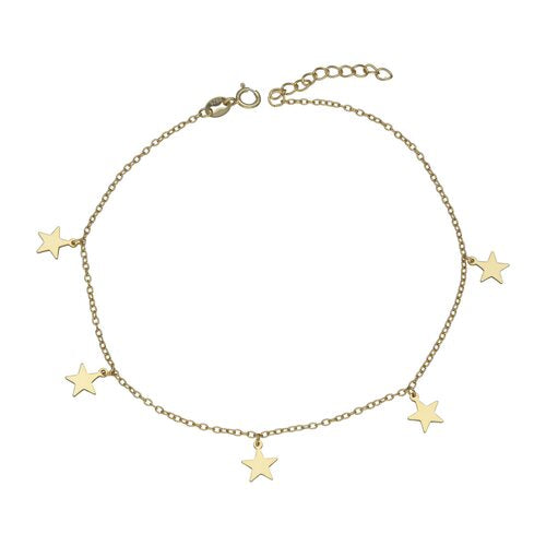 Tobillera Gold Stars