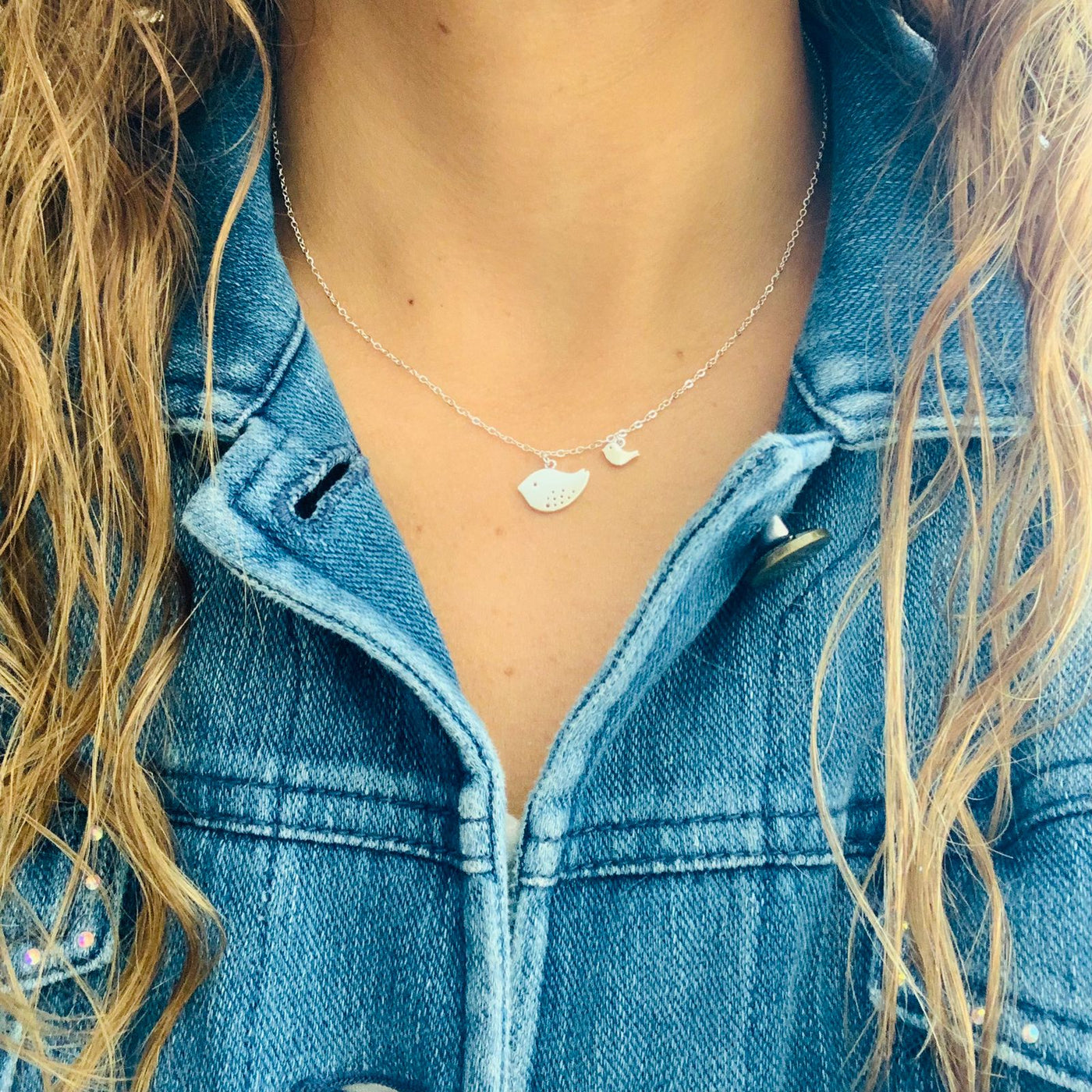 Collar tweet bird