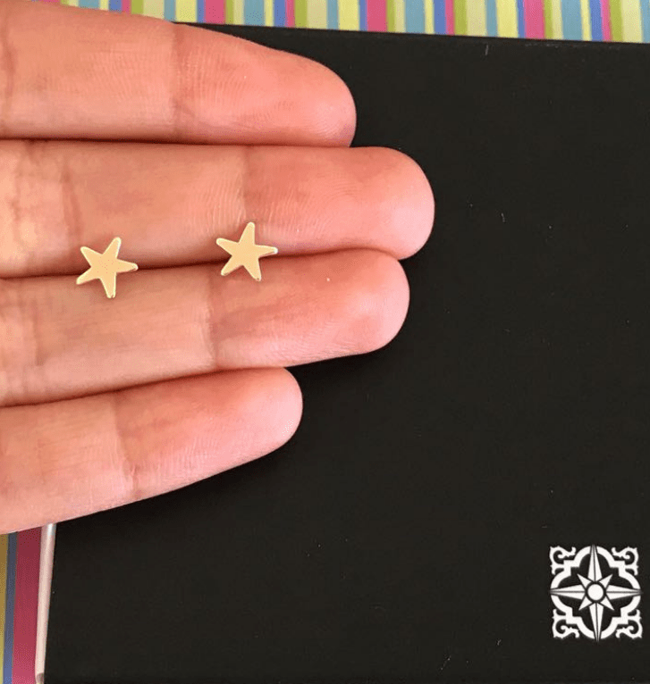Aros Mini Star Gold Filled