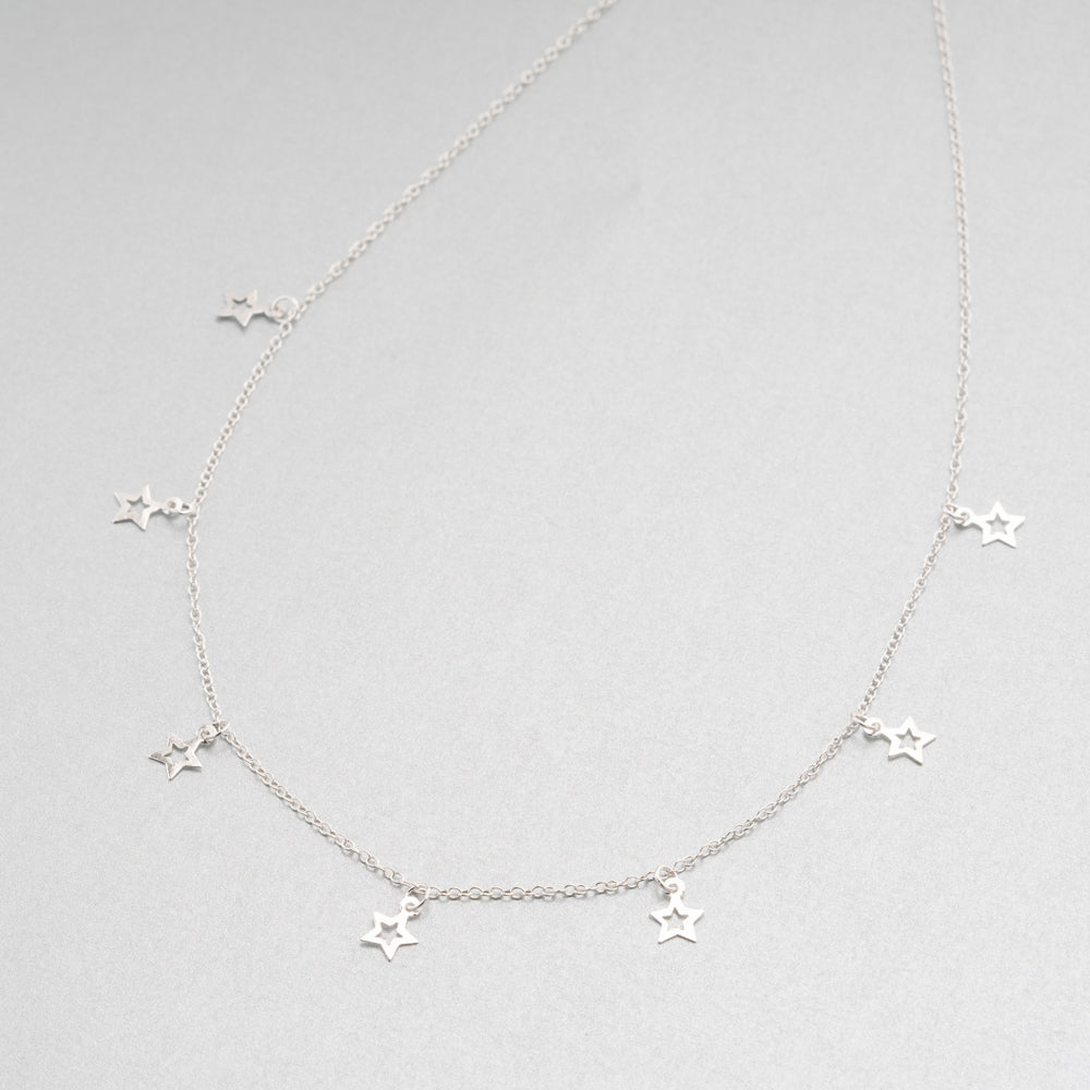 Collar estrellas liso