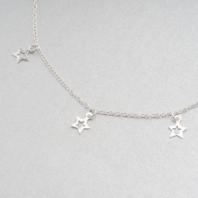 Collar estrellas liso