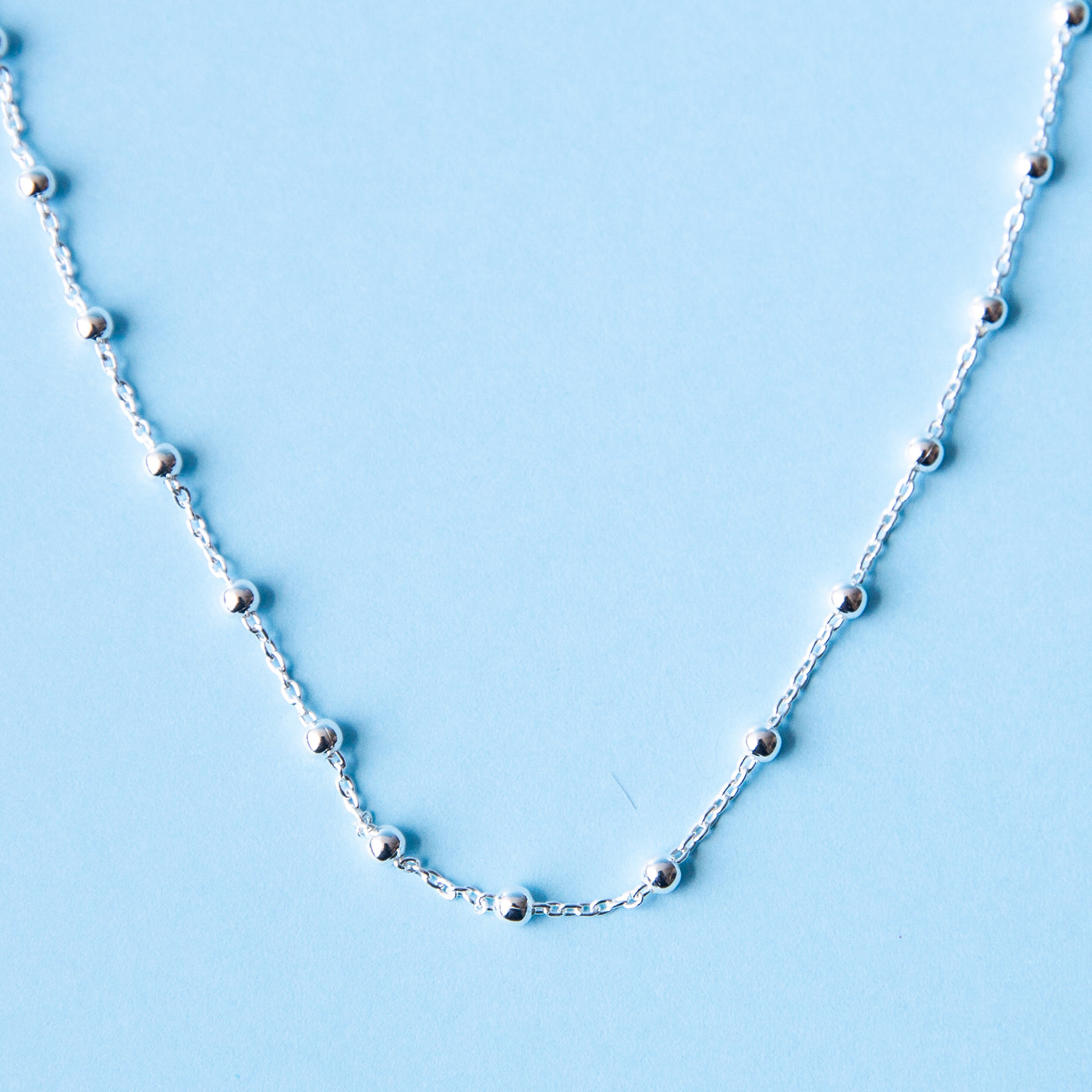 Choker Silver Dots