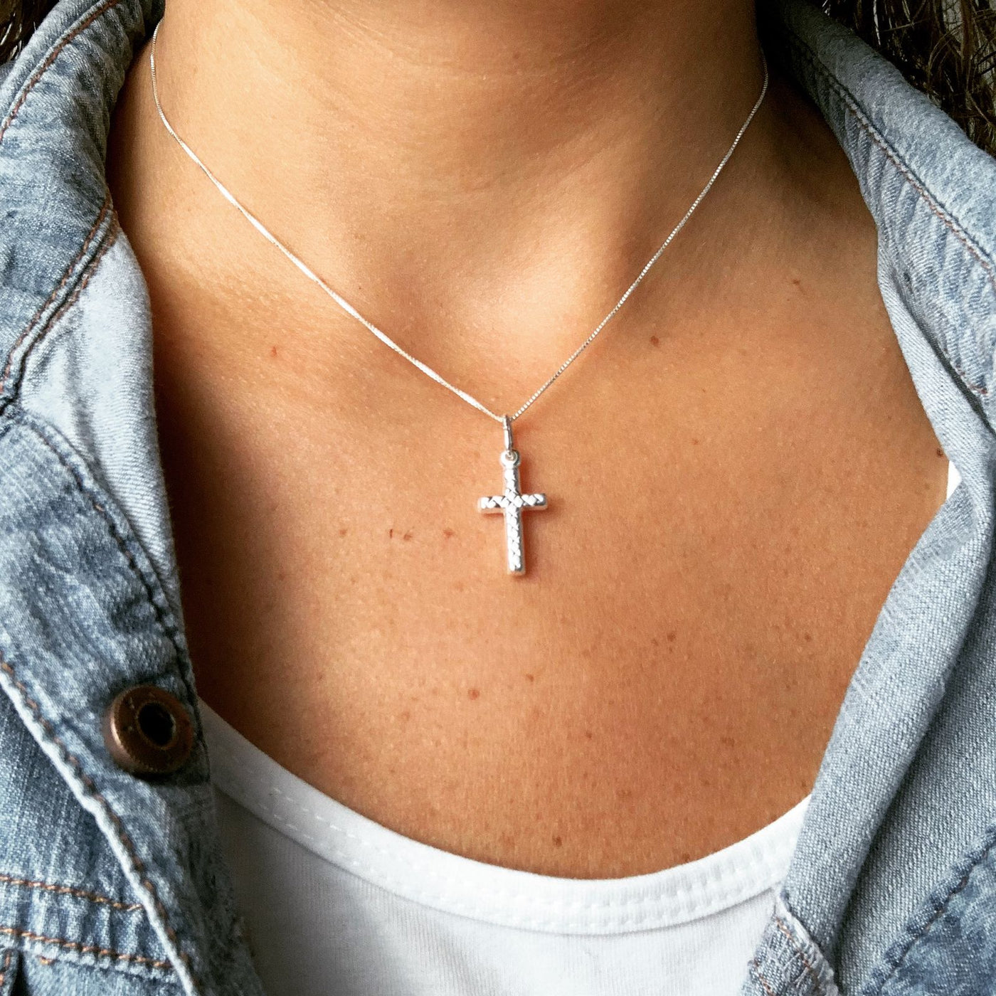 Collar Cruz inflada