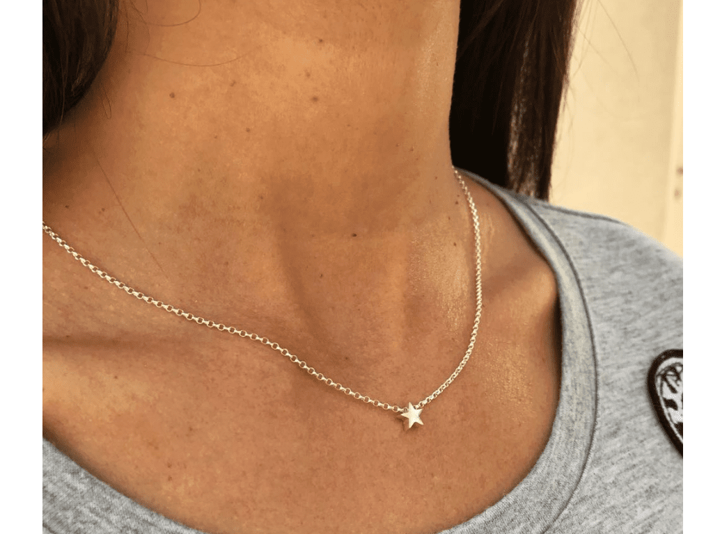 Collar Estrellita Plata