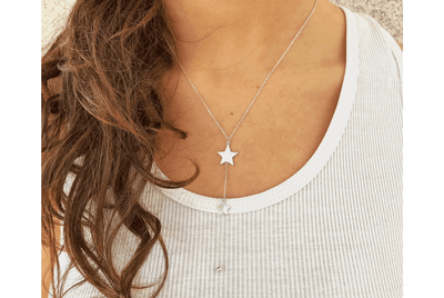 Collar Cascada Doble Star